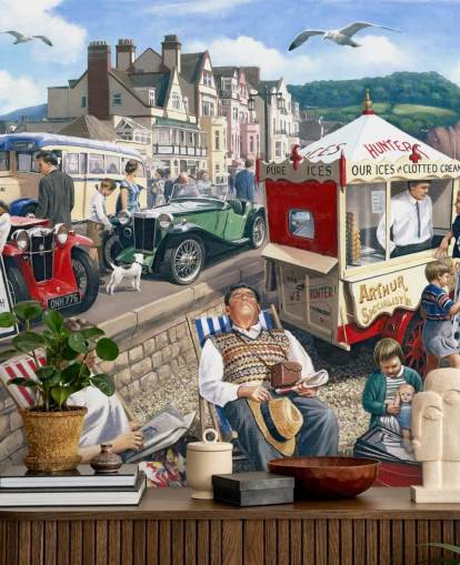 viime päivinä merenrannalla tapetti