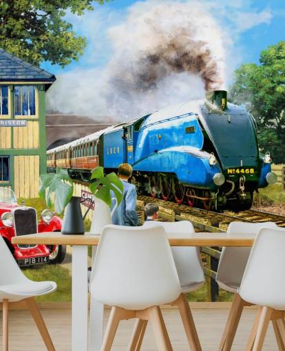 fondo de pantalla de tren de velocidad en pista fondo de pantalla de tren de velocidad en pista