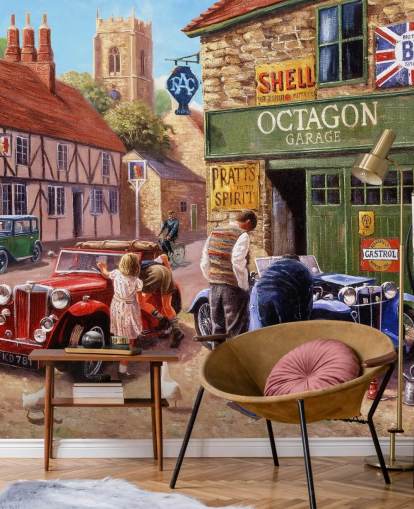 old car shop wallpaper old car shop wallpaper