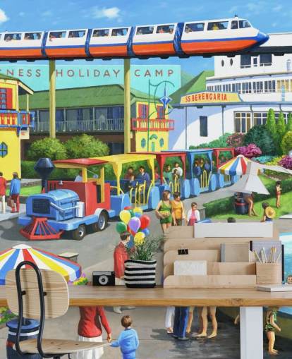 holiday camp in the 1950s and 1960s wallpaper holiday camp in the 1950s and 1960s wallpaper