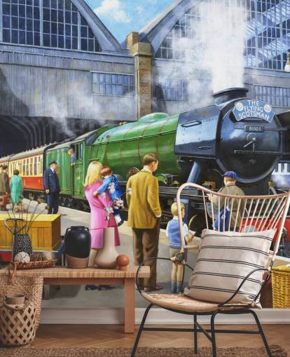 pessoas assistindo trem a vapor do papel de parede da plataforma pessoas assistindo trem a vapor do papel de parede da plataforma