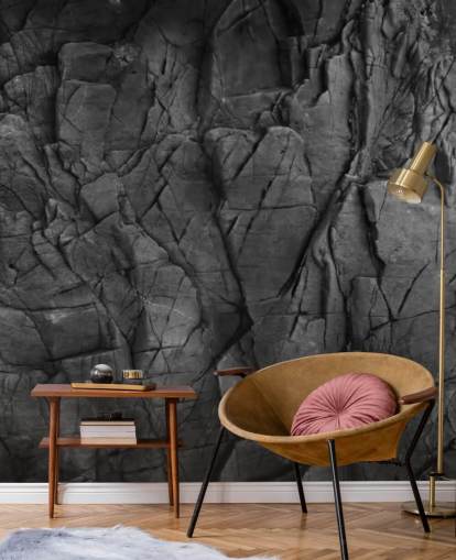 gray surface texture wallpaper mural called Dark Gray Slate for bedrooms, bathrooms and living rooms gray surface texture wallpaper mural called Dark Gray Slate for bedrooms, bathrooms and living rooms
