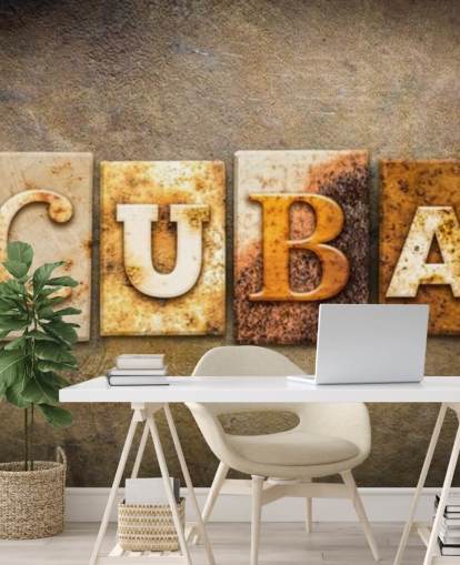 Rusty Cuba Sign Wallpaper Rusty Cuba Sign Wallpaper