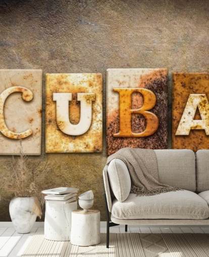 Rusty Cuba Sign Wallpaper Rusty Cuba Sign Wallpaper