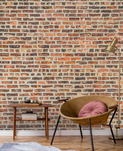 Mural de papel de parede resistido com o tempo