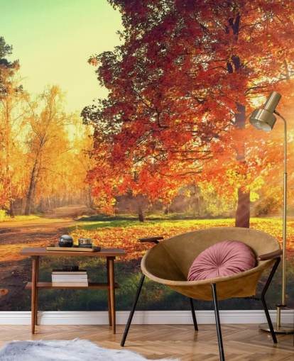 Autumn Scene Wallpaper Mural
