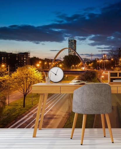 evening in manchester wallpaper