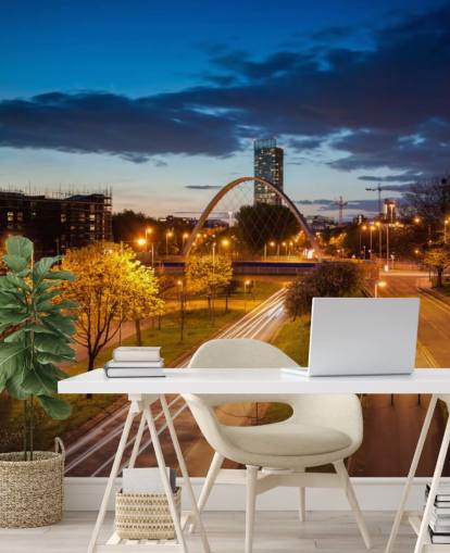 evening in manchester wallpaper