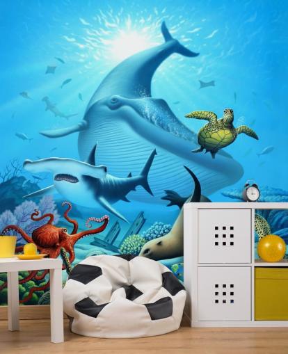 Cartoon Sea Life Wallpaper