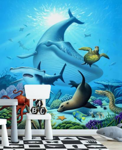 Cartoon Sea Life Wallpaper