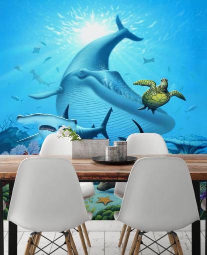 Cartoon Sea Life Wallpaper