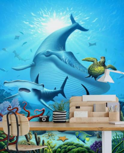 Cartoon Sea Life Wallpaper Cartoon Sea Life Wallpaper