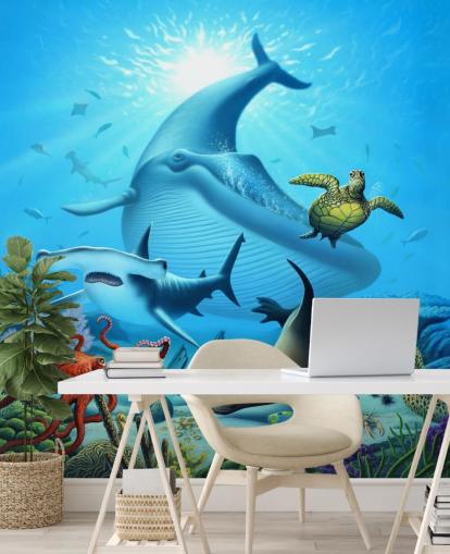 Cartoon Sea Life Wallpaper Cartoon Sea Life Wallpaper