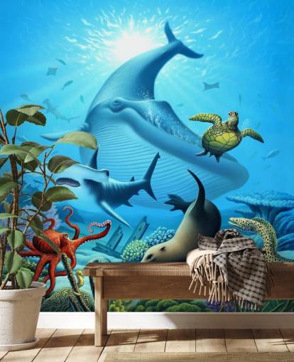 Cartoon Sea Life Wallpaper Cartoon Sea Life Wallpaper