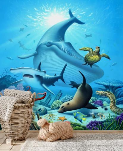 Papel de parede da vida do mar