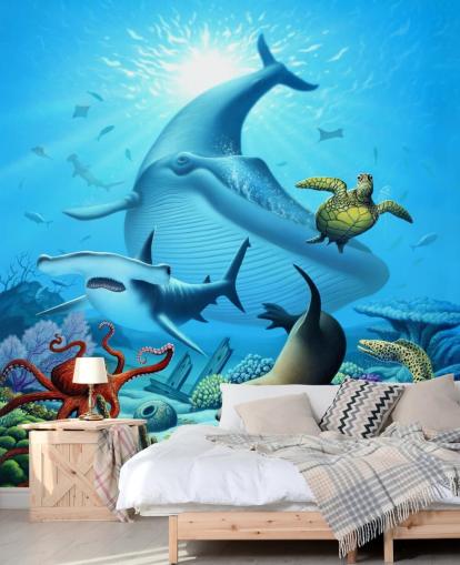 Cartoon Sea Life Wallpaper