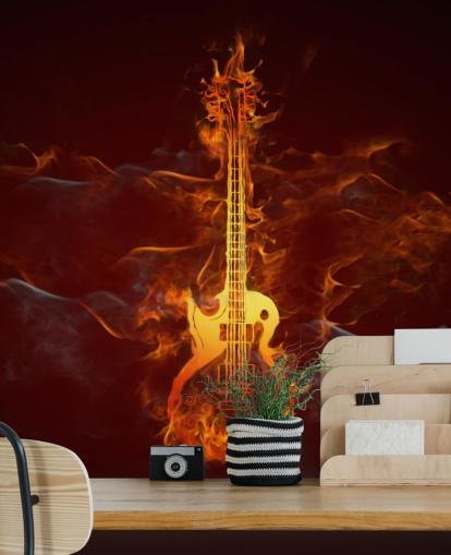 Fiery Guitar