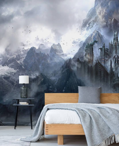 Fantasy Castle Baggrund Fantasy Castle Baggrund