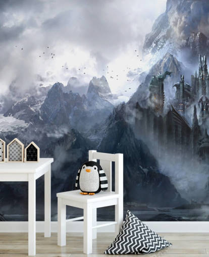 Fantasy Castle Bakgrund