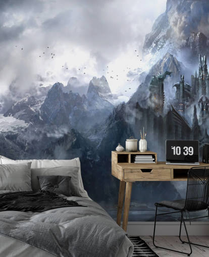 Fantasy Castle Bakgrund