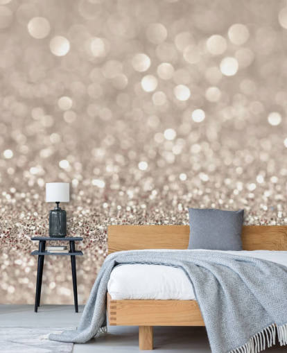 Glitter regen behang Glitter regen behang
