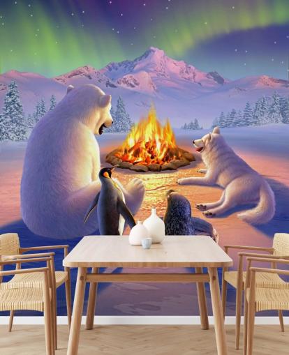 Polar Animals Art Seinämaalaus Polar Animals Art Seinämaalaus