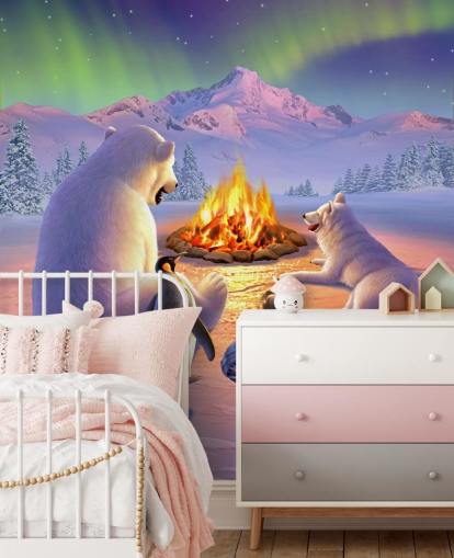 Polar Dyr Kunst Veggmaleri