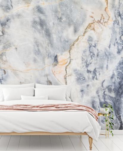 white and blue custom marble wallpaper mural called White and Blue Marble Effect for kitchens and bathrooms white and blue custom marble wallpaper mural called White and Blue Marble Effect for kitchens and bathrooms