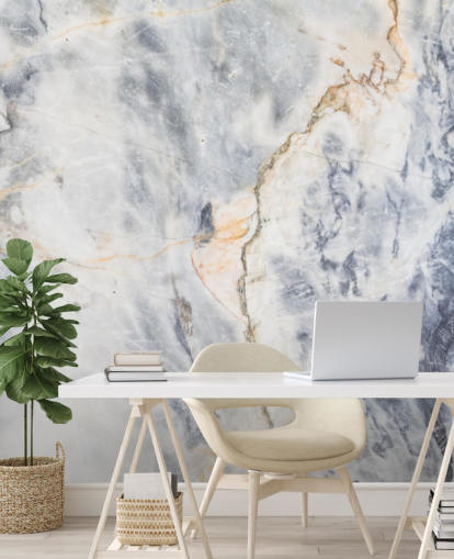 white and blue custom marble wallpaper mural called White and Blue Marble Effect for kitchens and bathrooms white and blue custom marble wallpaper mural called White and Blue Marble Effect for kitchens and bathrooms