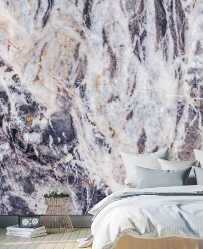 gray marble wallpaper mural called Gray Marble for kitchens, bedrooms and living rooms