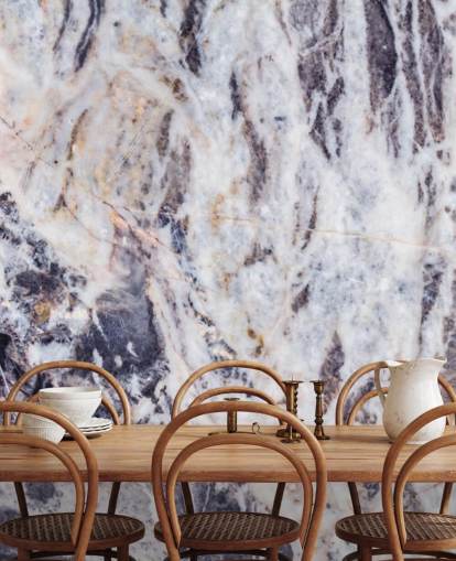 gray marble wallpaper mural called Gray Marble for kitchens, bedrooms and living rooms