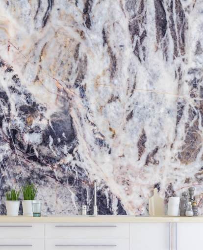 mural de papel pintado de mármol gris llamado Grey Marble para cocinas, dormitorios y salas de estar mural de papel pintado de mármol gris llamado Grey Marble para cocinas, dormitorios y salas de estar