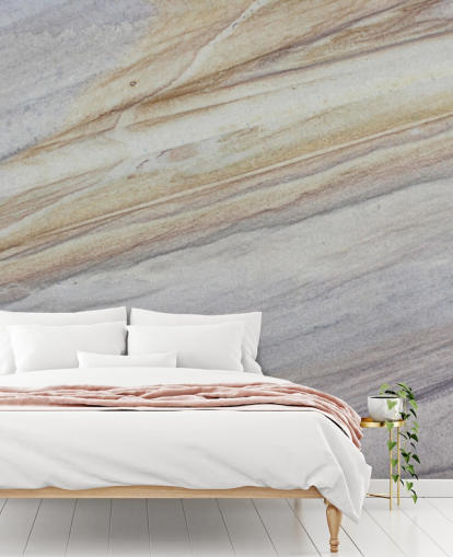 luonnonvärinen marmorivaikutteinen taustakuva nimeltään Faux Marble keittiöihin, olohuoneisiin ja ruokasaleihin