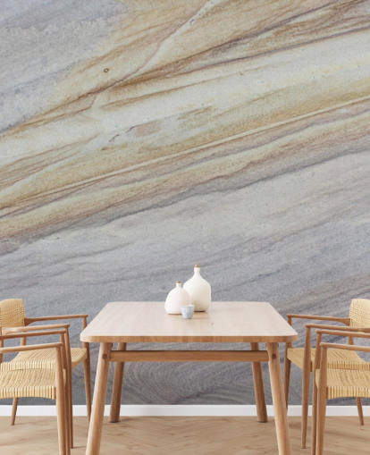 behang met natuurlijk gekleurd marmereffect genaamd Faux Marble voor keukens, woonkamers en eetkamers