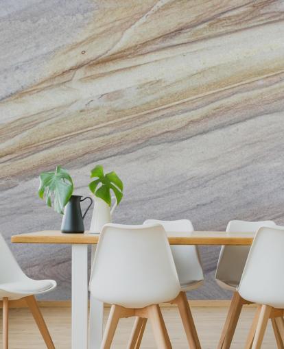 luonnonvärinen marmorivaikutteinen taustakuva nimeltään Faux Marble keittiöihin, olohuoneisiin ja ruokasaleihin