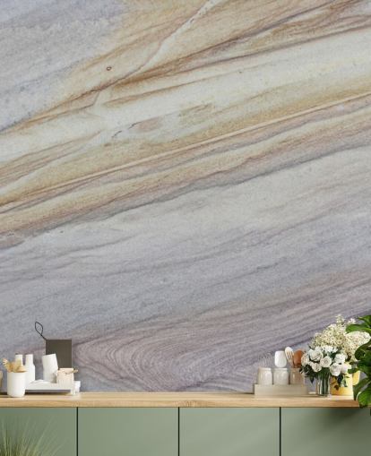 naturfarbene Tapete mit Marmoreffekt, genannt Faux Marble, für Küchen, Wohn- und Esszimmer naturfarbene Tapete mit Marmoreffekt, genannt Faux Marble, für Küchen, Wohn- und Esszimmer