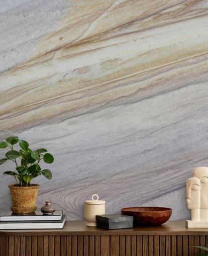naturfarvet marmor effekt tapet kaldet Faux Marble til køkkener, stuer og spisestuer