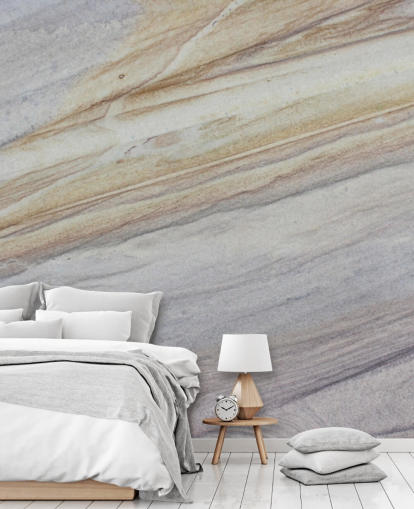 papel de parede com efeito de mármore colorido natural chamado Faux Marble para cozinhas, salas de estar e salas de jantar