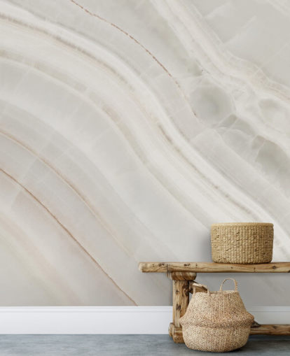 carta da parati murale personalizzata effetto marmo bianco sporco chiamato Marble Texture Background per cucine e sale da pranzo