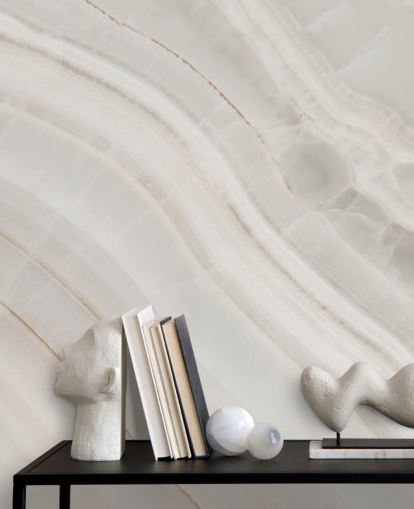 off white custom marble effect wallpaper mural called Marble Texture Background for kitchens and dining rooms