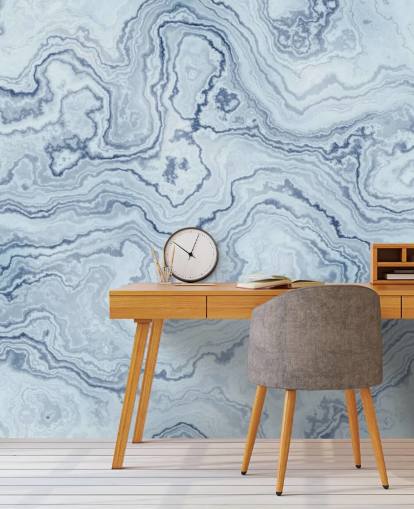light blue and white marble wallpaper mural called Light Blue Marble for bathrooms and kitchens light blue and white marble wallpaper mural called Light Blue Marble for bathrooms and kitchens