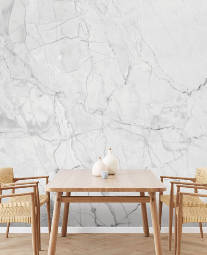 Papel de parede de mármore branco com linhas finas de cinza Papel de parede de mármore branco com linhas finas de cinza