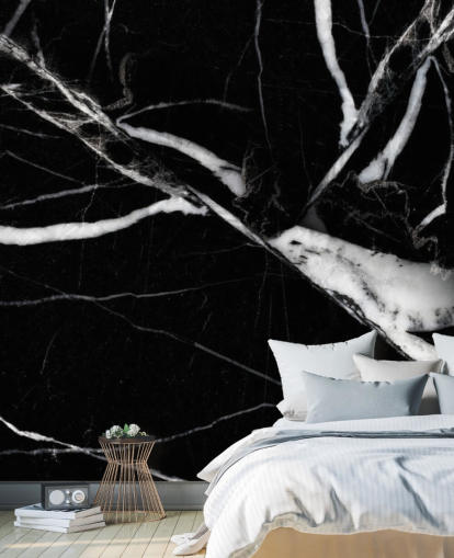 Black and White Marble Wallpaper