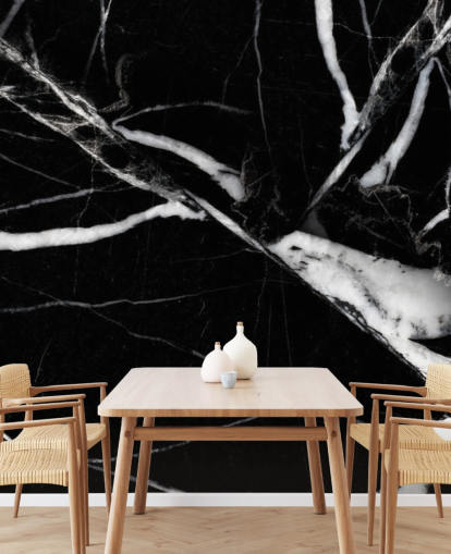 Black and White Marble Wallpaper
