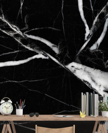 Black and White Marble Wallpaper