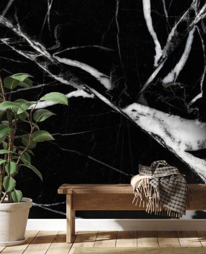 Black and White Marble Wallpaper