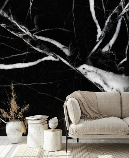 Black and White Marble Wallpaper