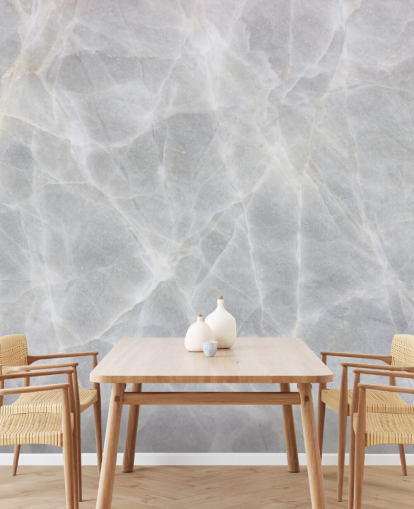 Grey and White Marble Wallpaper