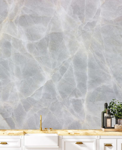 Grey and White Marble Wallpaper