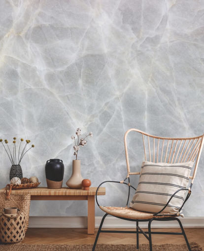 Papel pintado Mármol gris y blanco Papel pintado Mármol gris y blanco